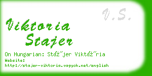 viktoria stajer business card